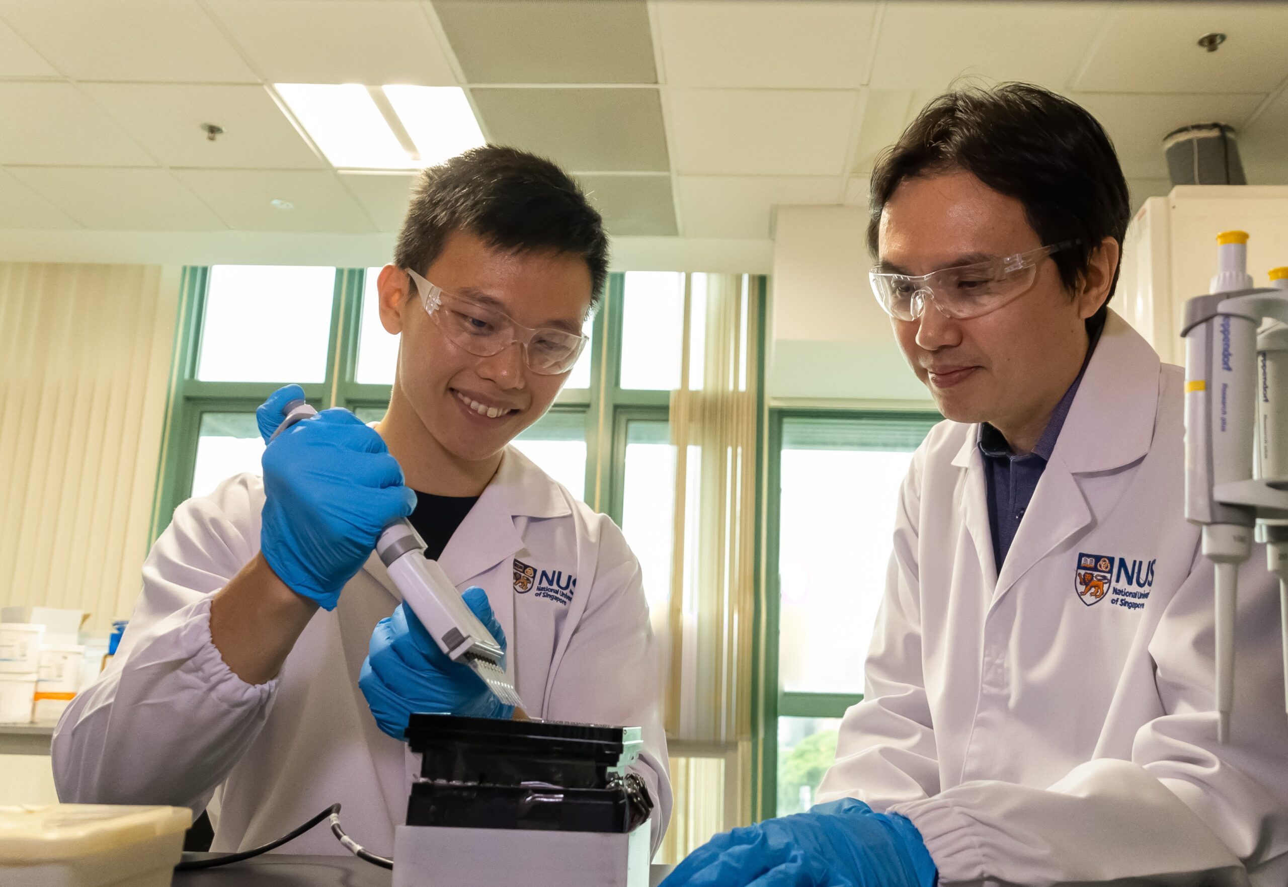 Graduate student Cheng Kai Lim and Associate Professor Chueh Loo Poh have developed a novel way to capture and store images directly into DNA.