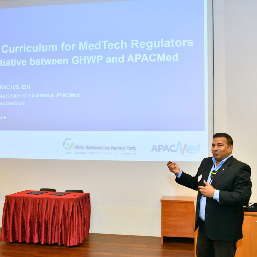 Mr. Sharad Shukla, Head, Regulatory Affairs, Johnson & Johnson Medtech. Chairperson of Southeast Asia Centre of Excellence Group, APACMed
