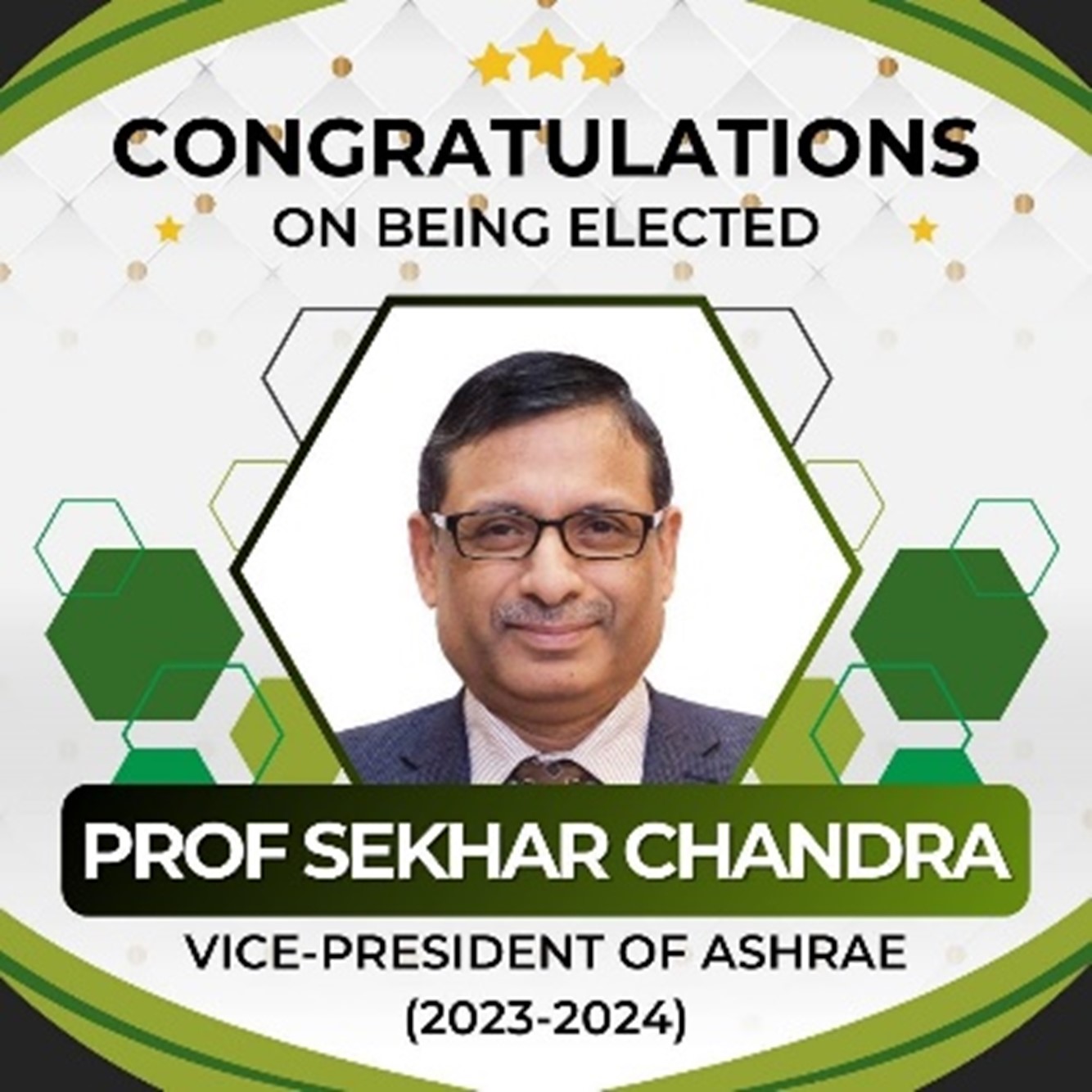 DBE Prof Sekhar Chamdra