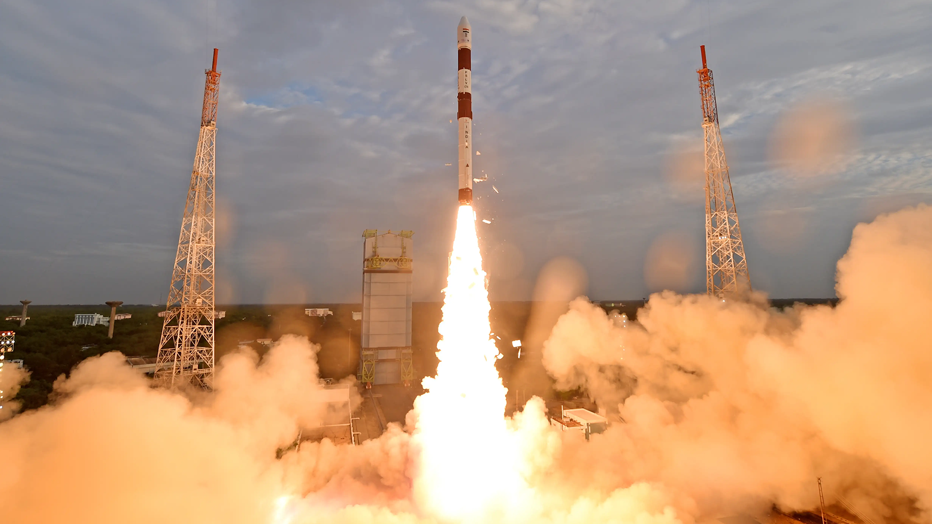 Galassia-2 was launched into orbit aboard an Indian-operated PSLV rocket (Photo: ISRO)