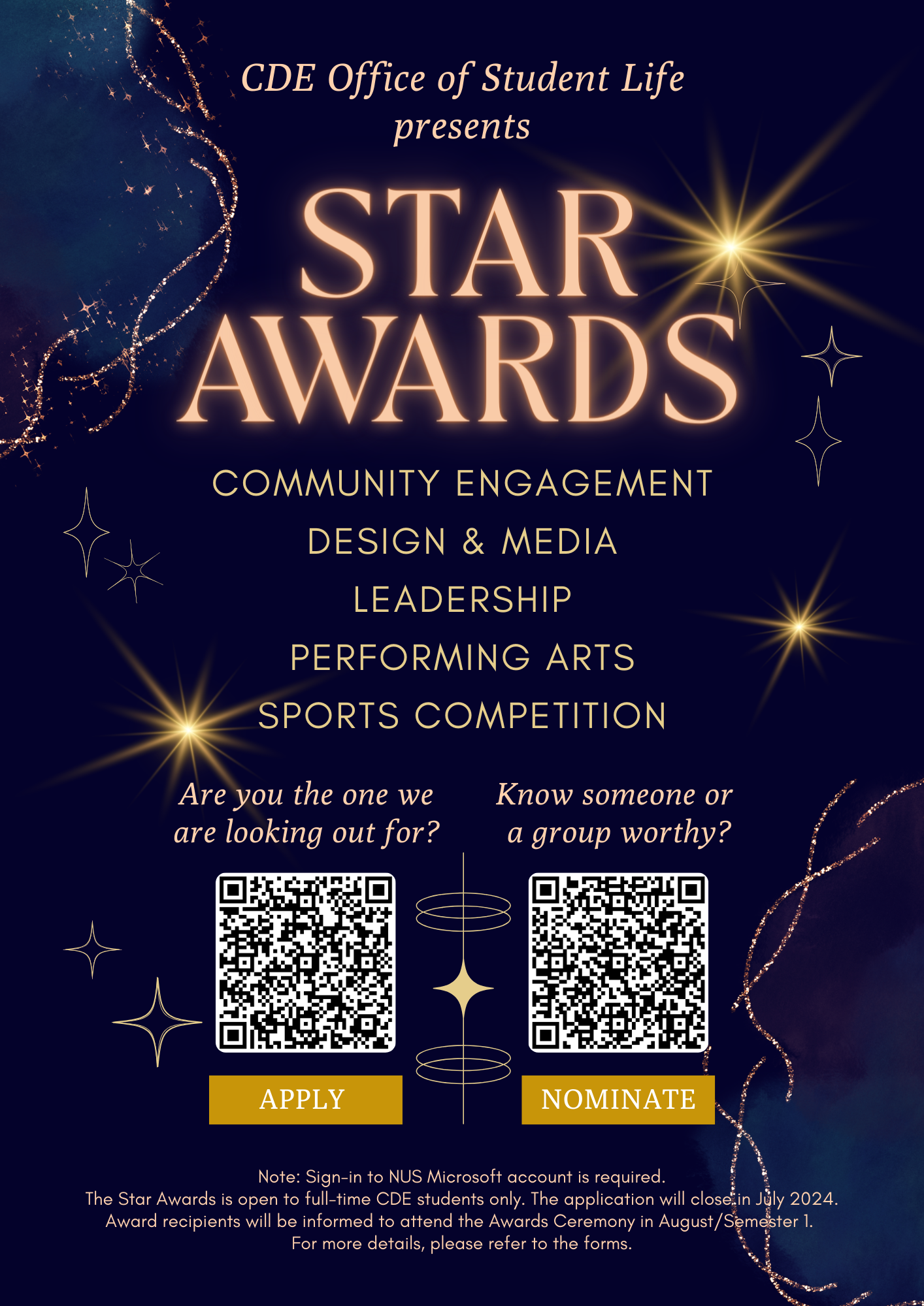 Star Awards 2024 Applications