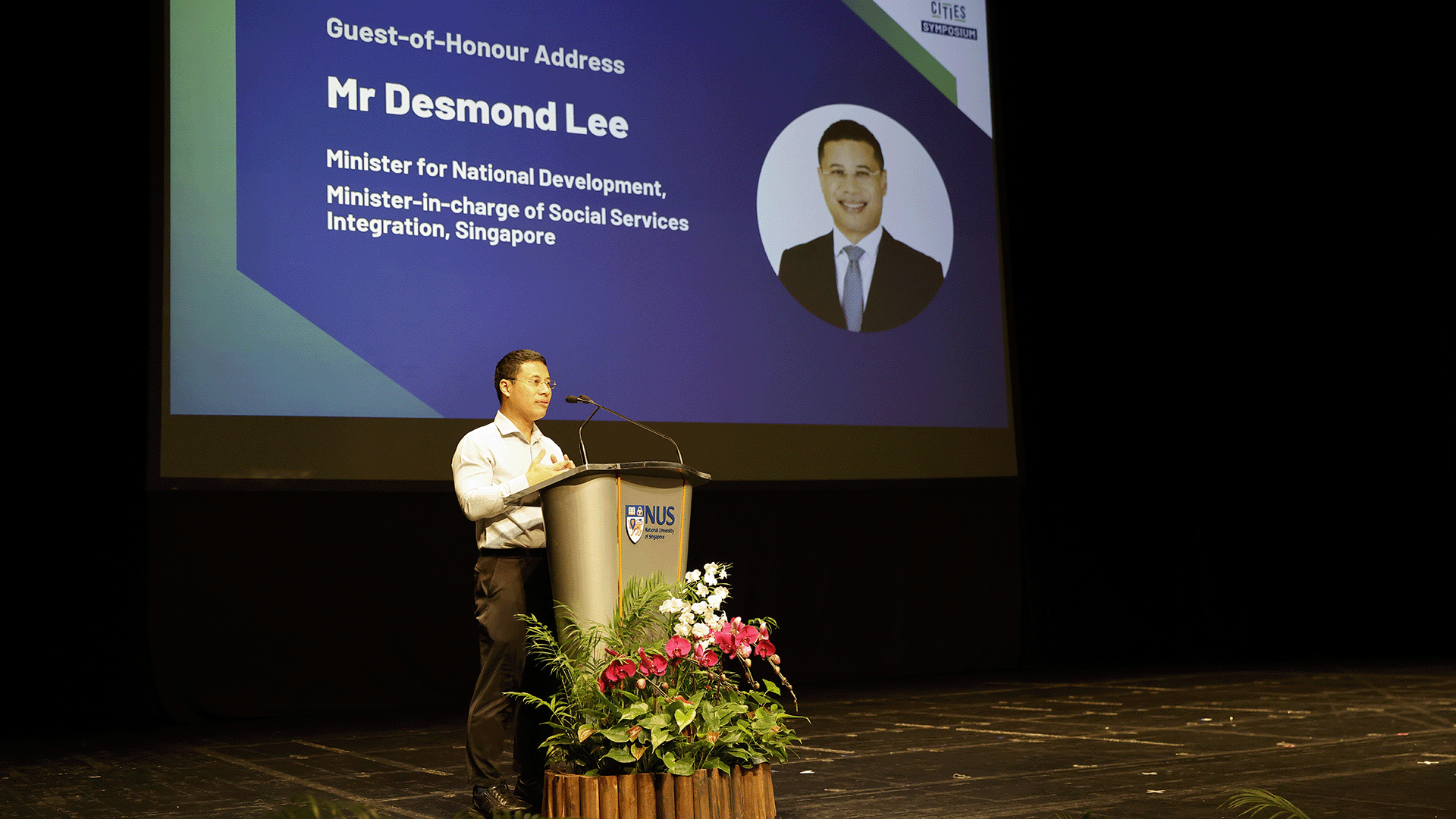 Guest of Honour Mr Desmond Lee, Minister for National Development and Minister-in-Charge of Social Services Integration, highlighted Singapore’s proactive but flexible approach to urban planning.