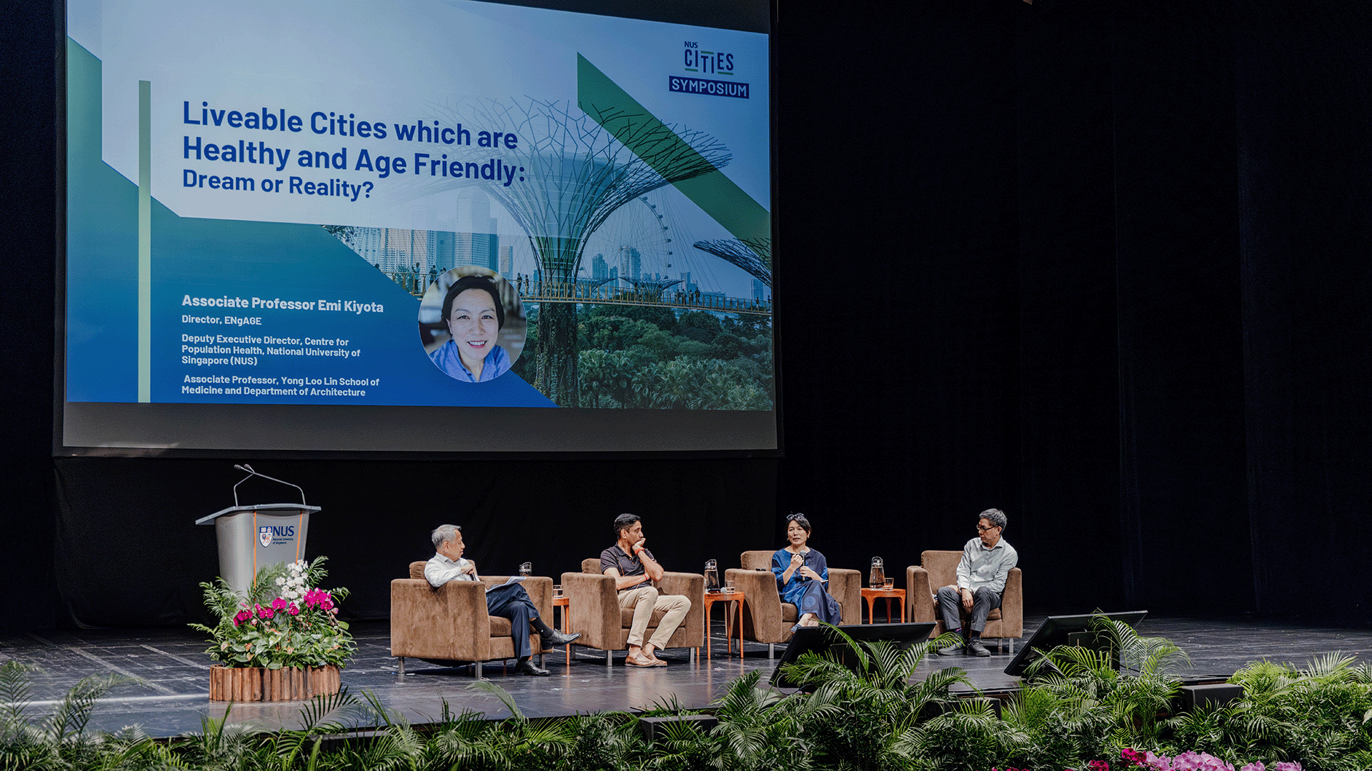 CDE’s Associate Professor Emi Kiyota was among those on the panel discussing the creation of health-focused, age-friendly cities.