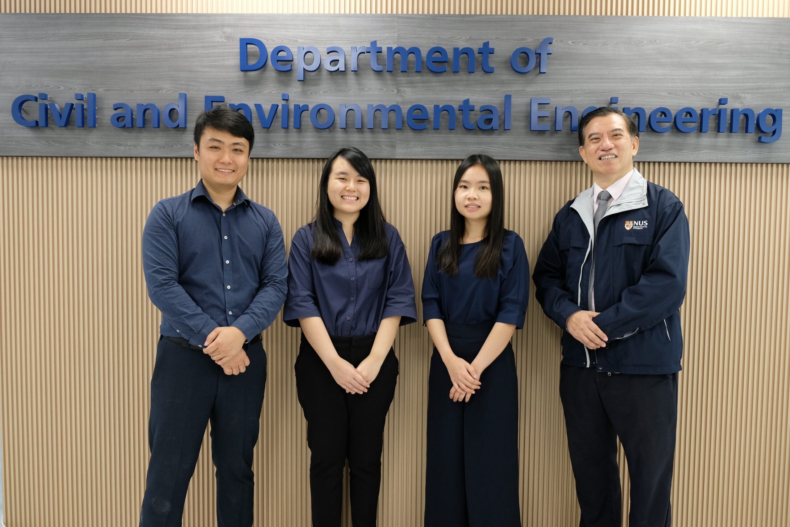 From left to right: Mr Soh Jun Ming, Ms Lim Yun Mei, Ms Deng Jinyu, Dr Chew Soon Hoe.