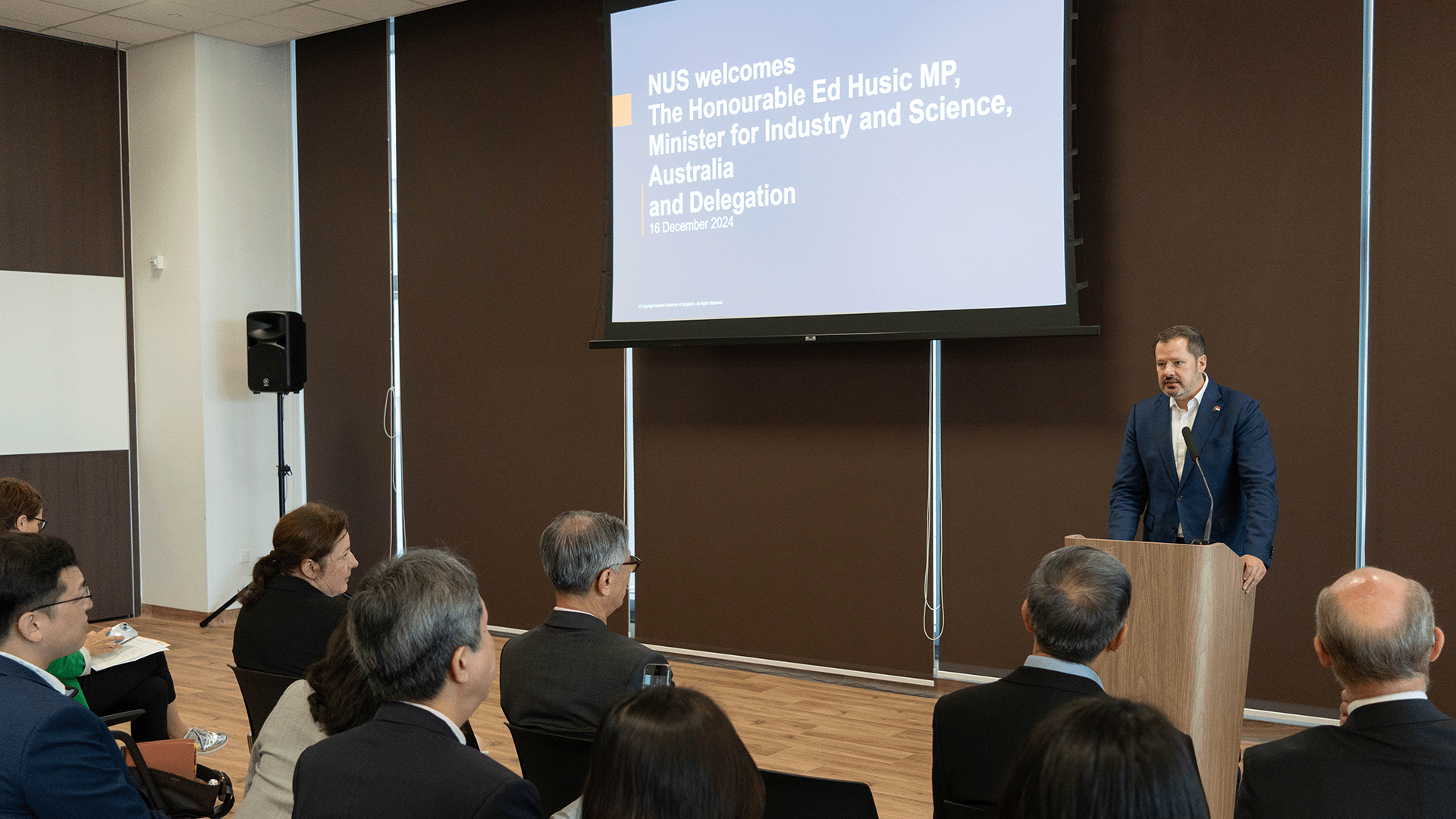 Mr Husic announced the grants under the initial phase of the Australian Government’s Global Science and Technology Diplomacy Fund (GSTDF) during a visit to CDE.
