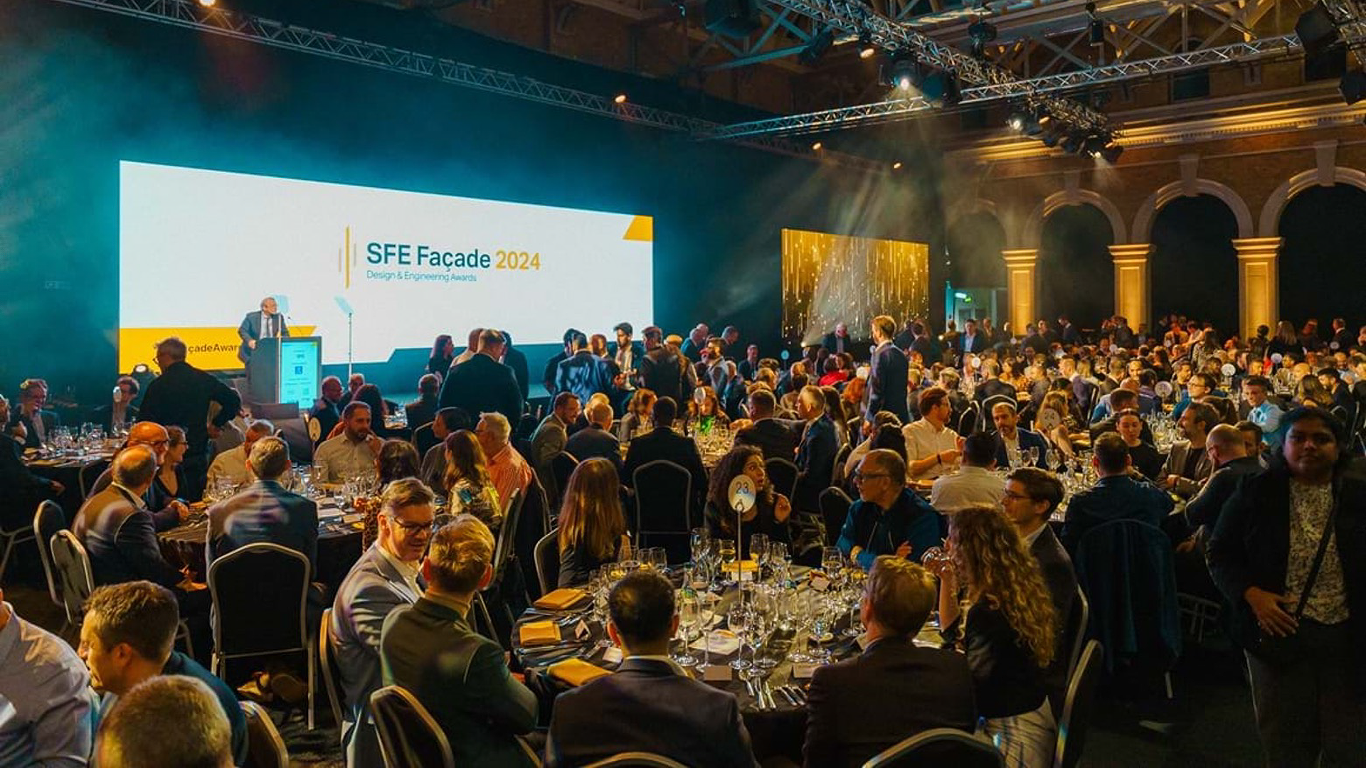 The award was presented during a ceremony in London’s Old Billingsgate venue (Photo courtesy of SFE)