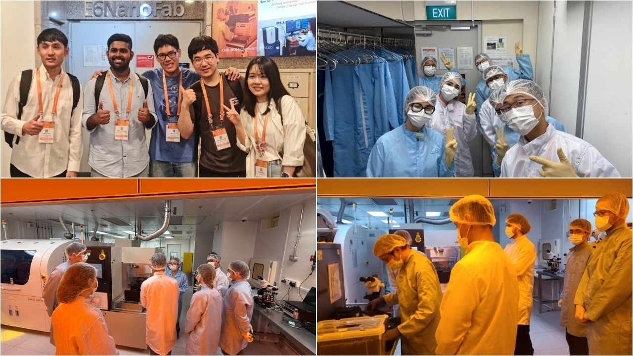 Touring E6NanoFab’s facilities: PhD students and doctorate researchers participating in the National Research Foundation’s 2025 Global Young Scientist Summit