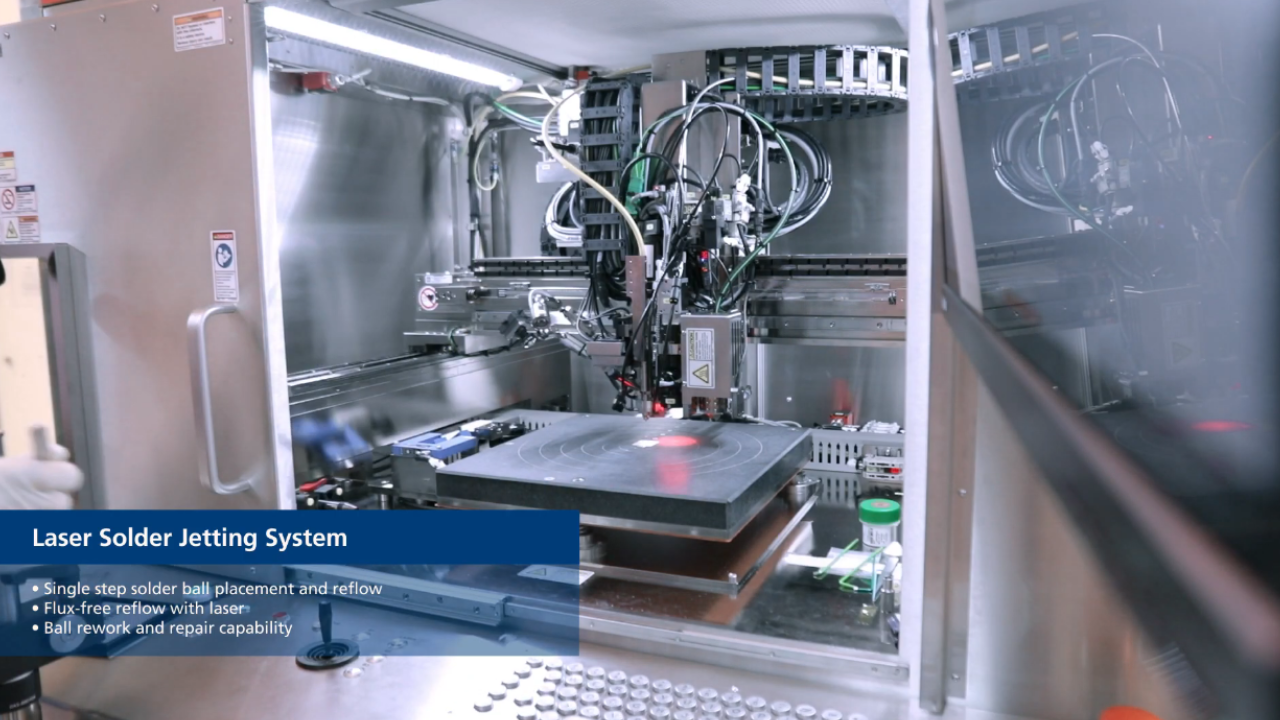 The Laser Solder Jetting System at SHINE Centre
