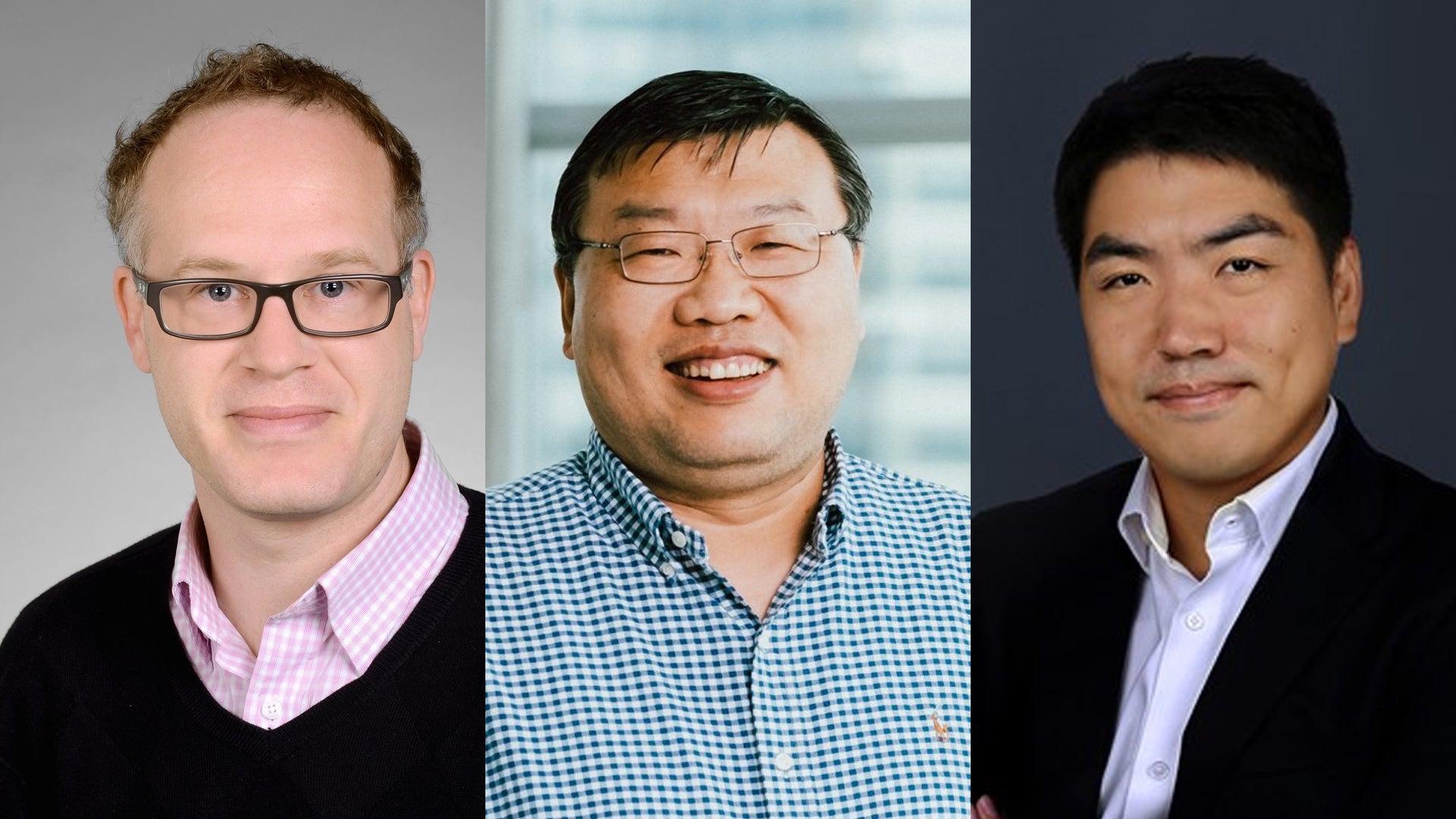 nrf-research-award From left to right: Prof Marco Tomamichel (Electrical and Computer Engineering), Prof Chen Jingsheng (Materials Science and Engineering) and Associate Professor Yuan Chao (Architecture)