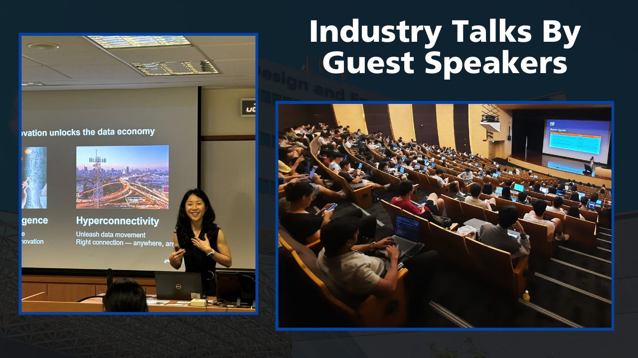 Graduate Study to Industry Leadership - 4 Guest speakers from Micron (left) and SGInnovate (right)