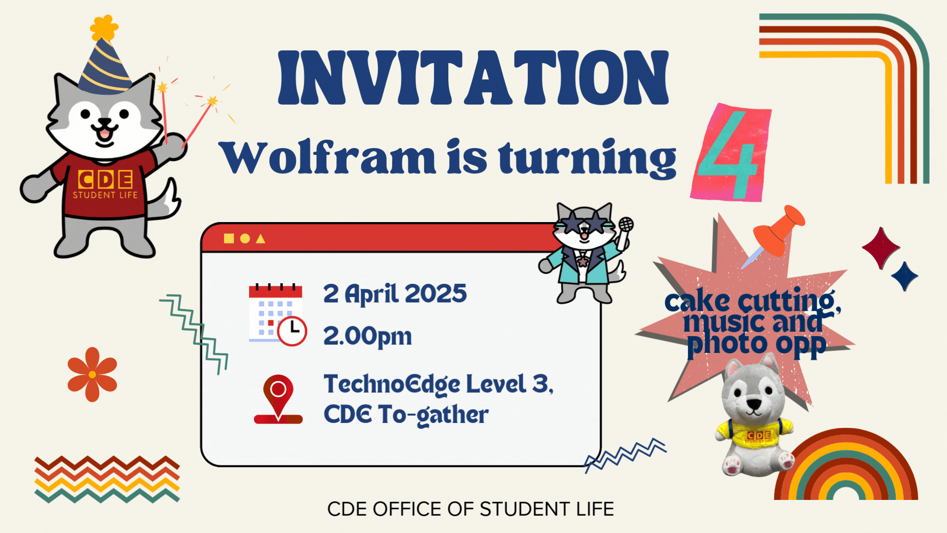 Wolfram Bday Poster Wolfram Bday Poster