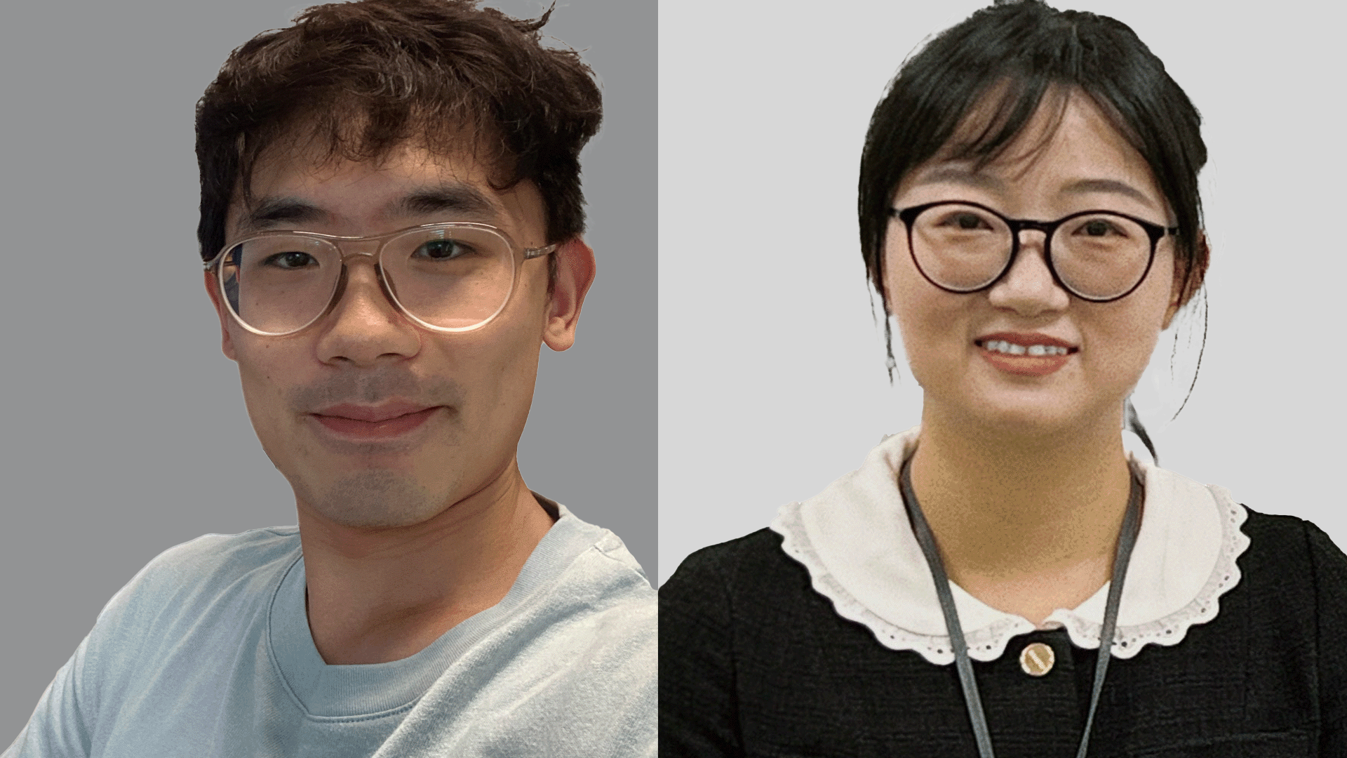 Wang Tao (left) and Zhang Yuxiang (right) awarded the Eric and Wendy Schmidt AI in Science Postdoctoral Fellowship