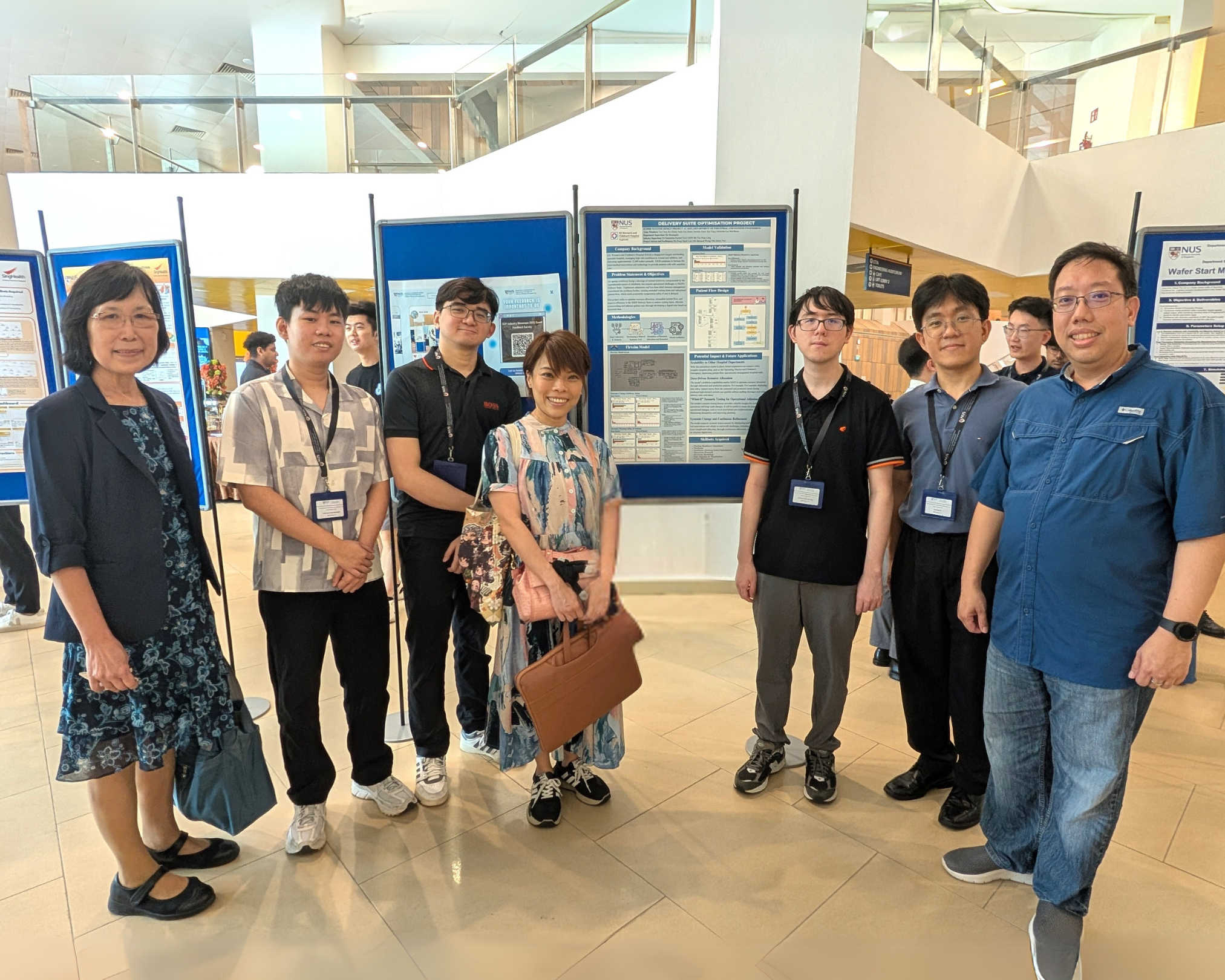 ISE SDP 2025 IG IMAGE CROP From left to right, Ms Pang Nguk Lan, Nicholas Lee Wei Boon, Daine Seah Gin Hsien, Ms Jeslyn Neo, Jerrick Chew Jun Ying, Tai Chen Jie and Mr Bernard Wong