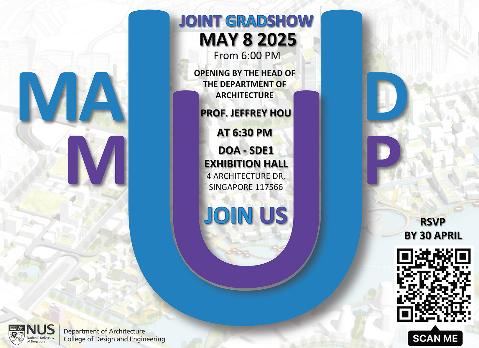 MUP and MAUD Joint Gradshow 2025 poster