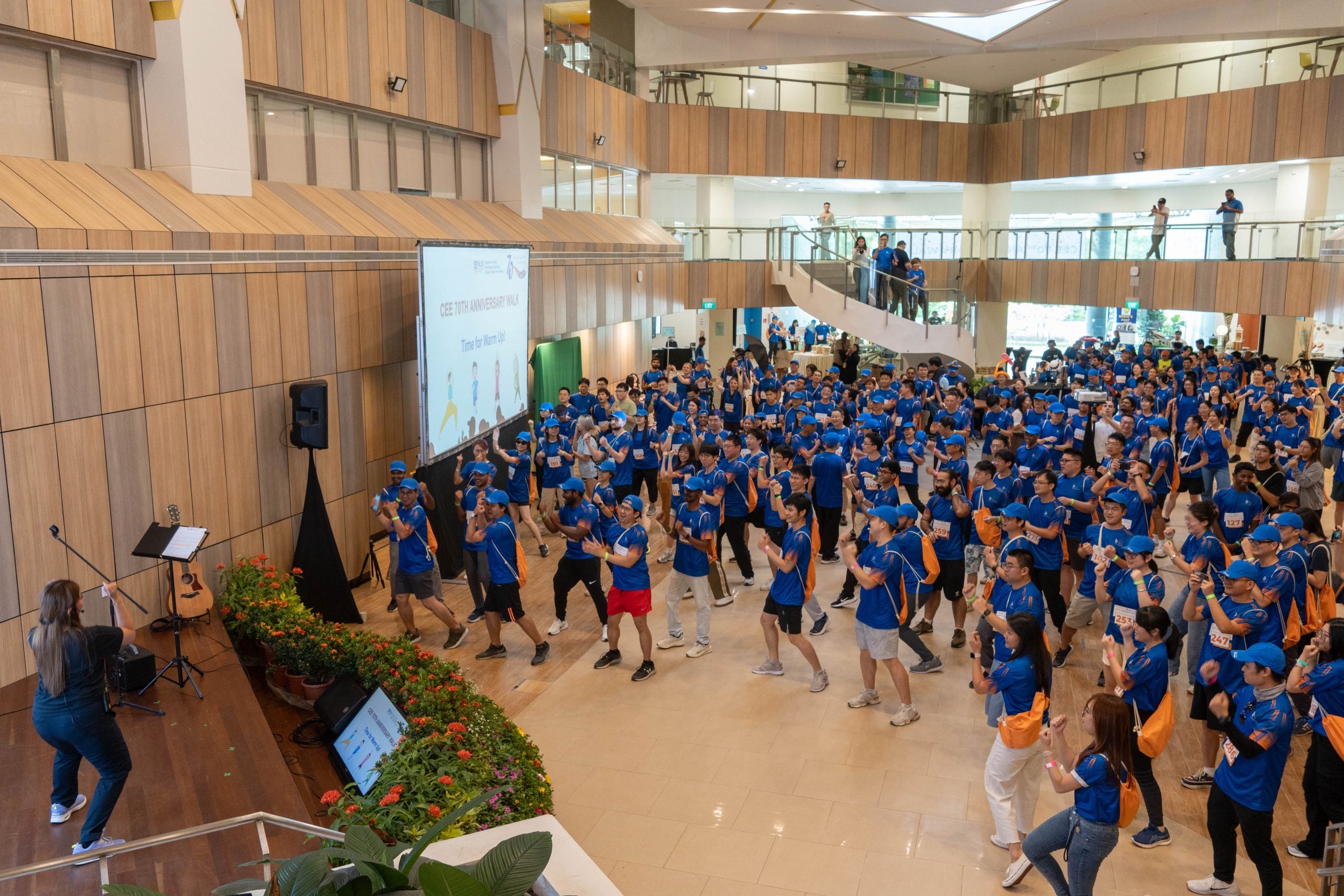 Kicking off the celebrations with high energy! Participants got moving with a Zumba session, embodying the spirit of wellness and community.