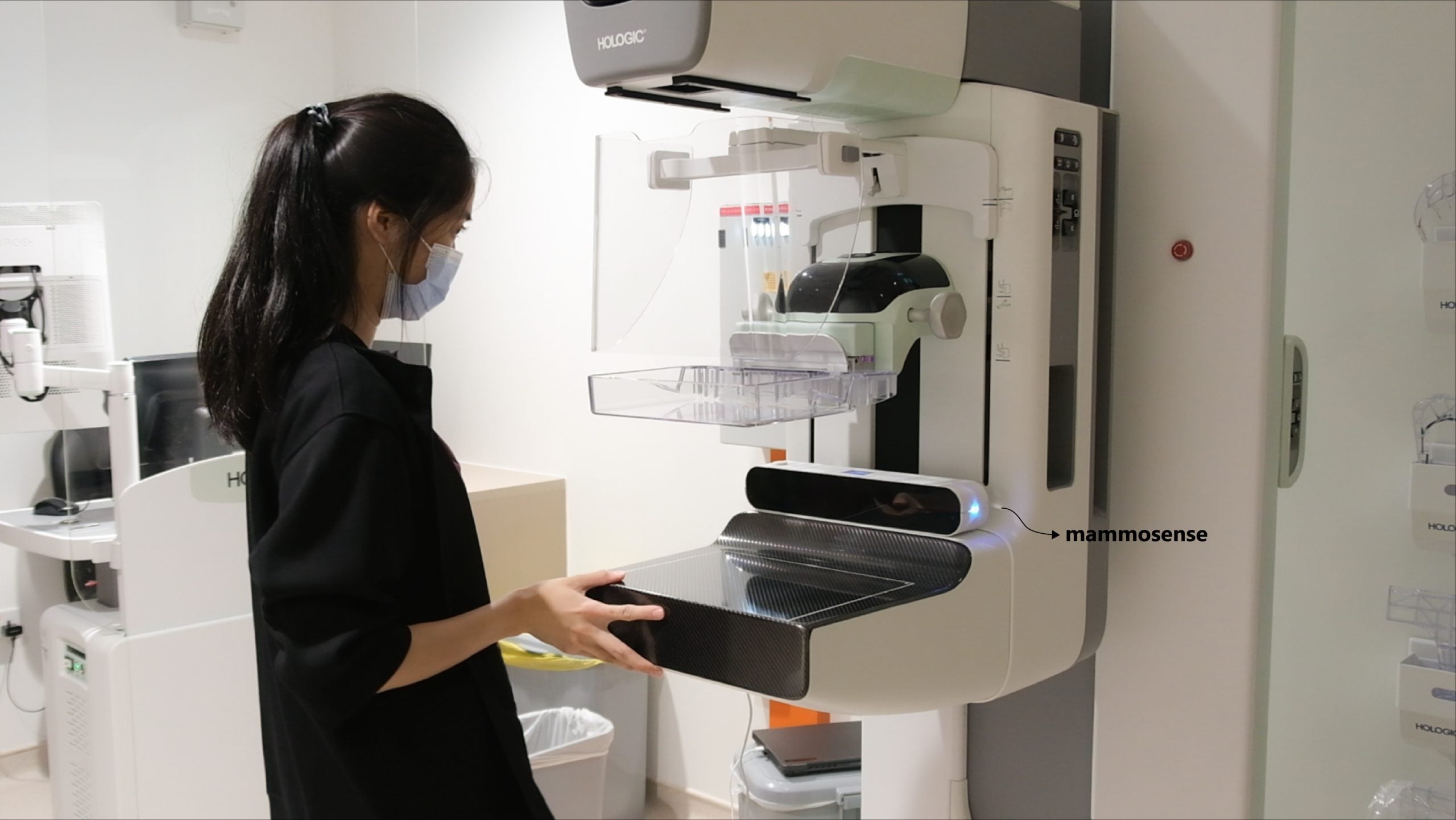 Mammosense being tested in a Singapore hospital