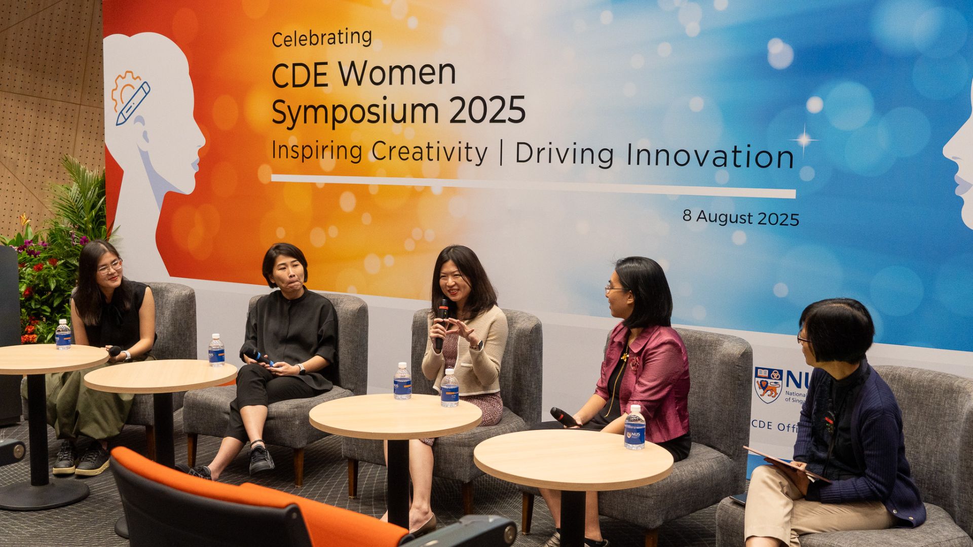 CDE Women Panel Discussion Panellists in discussion, sharing personal stories and insights on leadership, resilience and creativity.