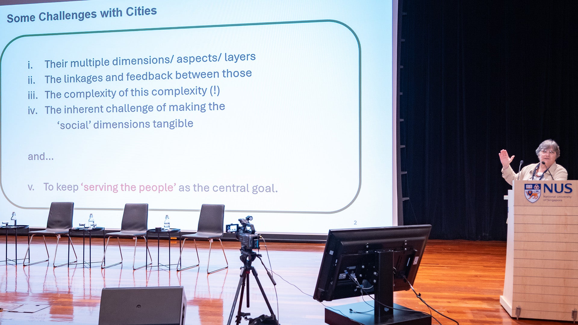 030925-345 Keynote speaker Prof Marie Harder reiterated the message that planning must not overlook the essential human dimension.