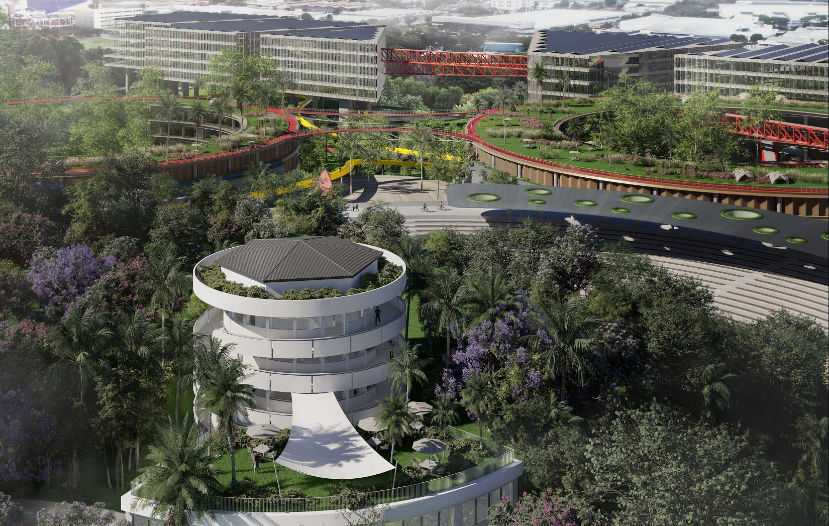 3D Rendition - Jurong Stratums by Kenneth Chiang