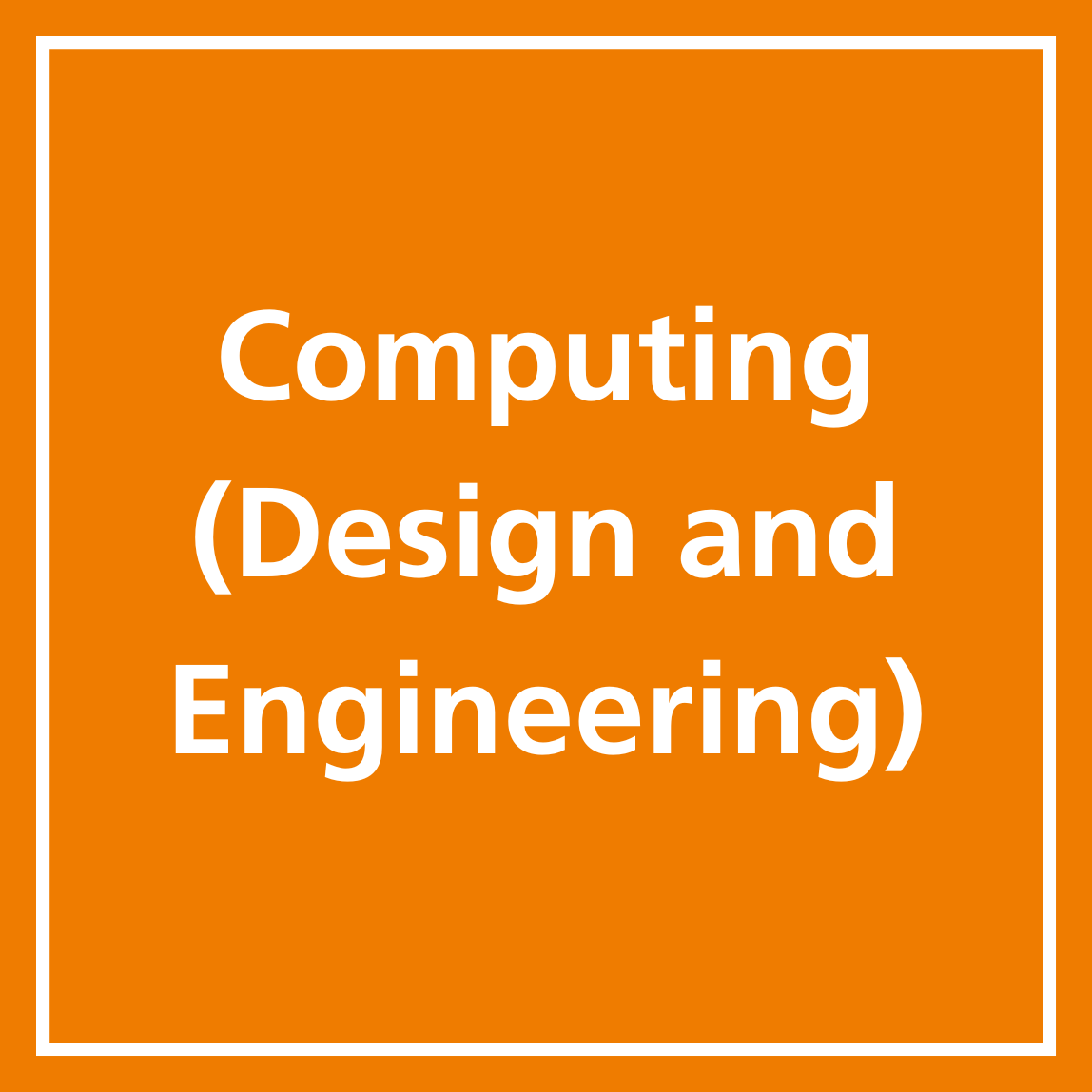 Computing (Design and Engineering)