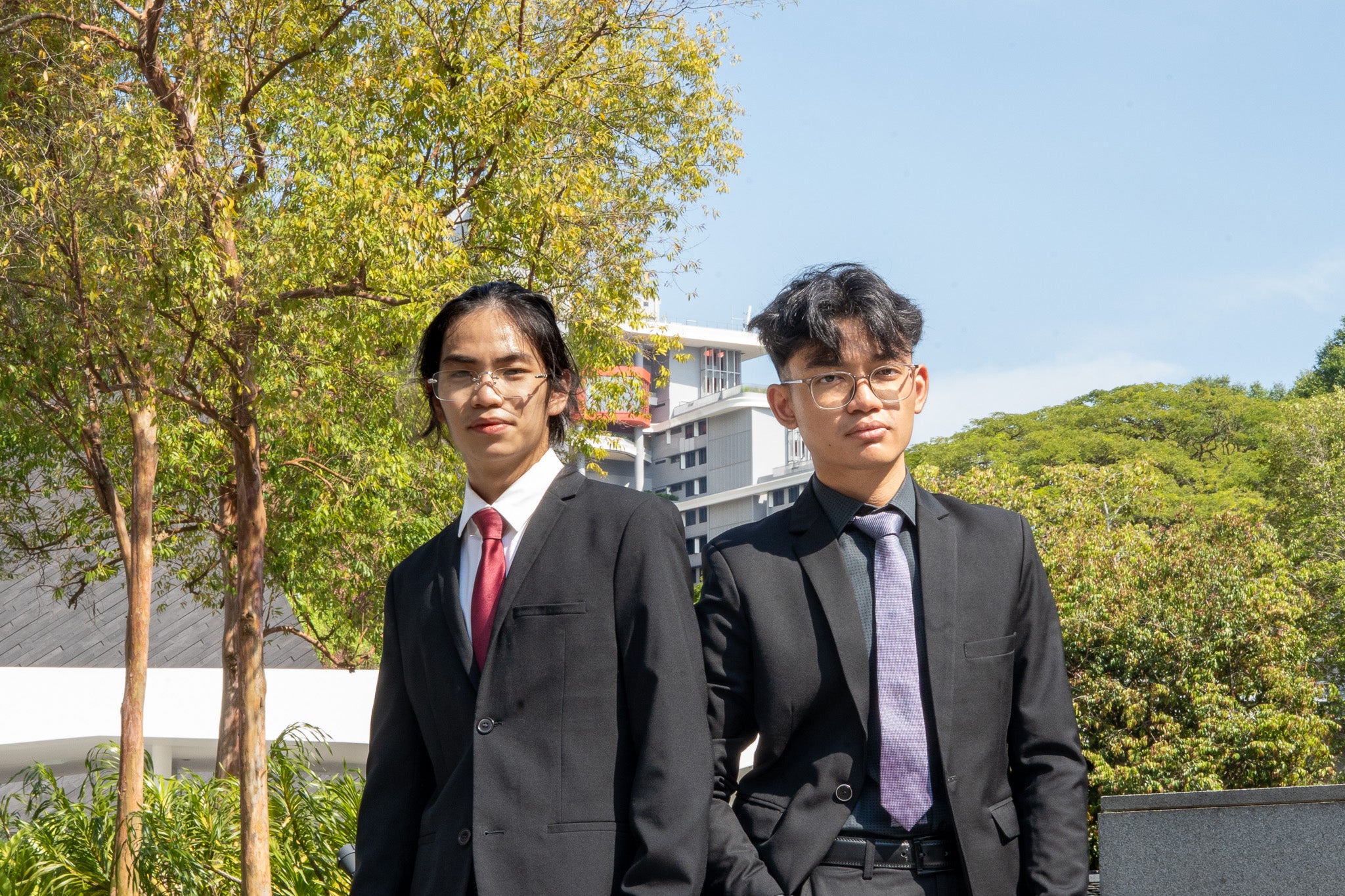 Low Tse Han (left) and Kashfy Zulkarnain