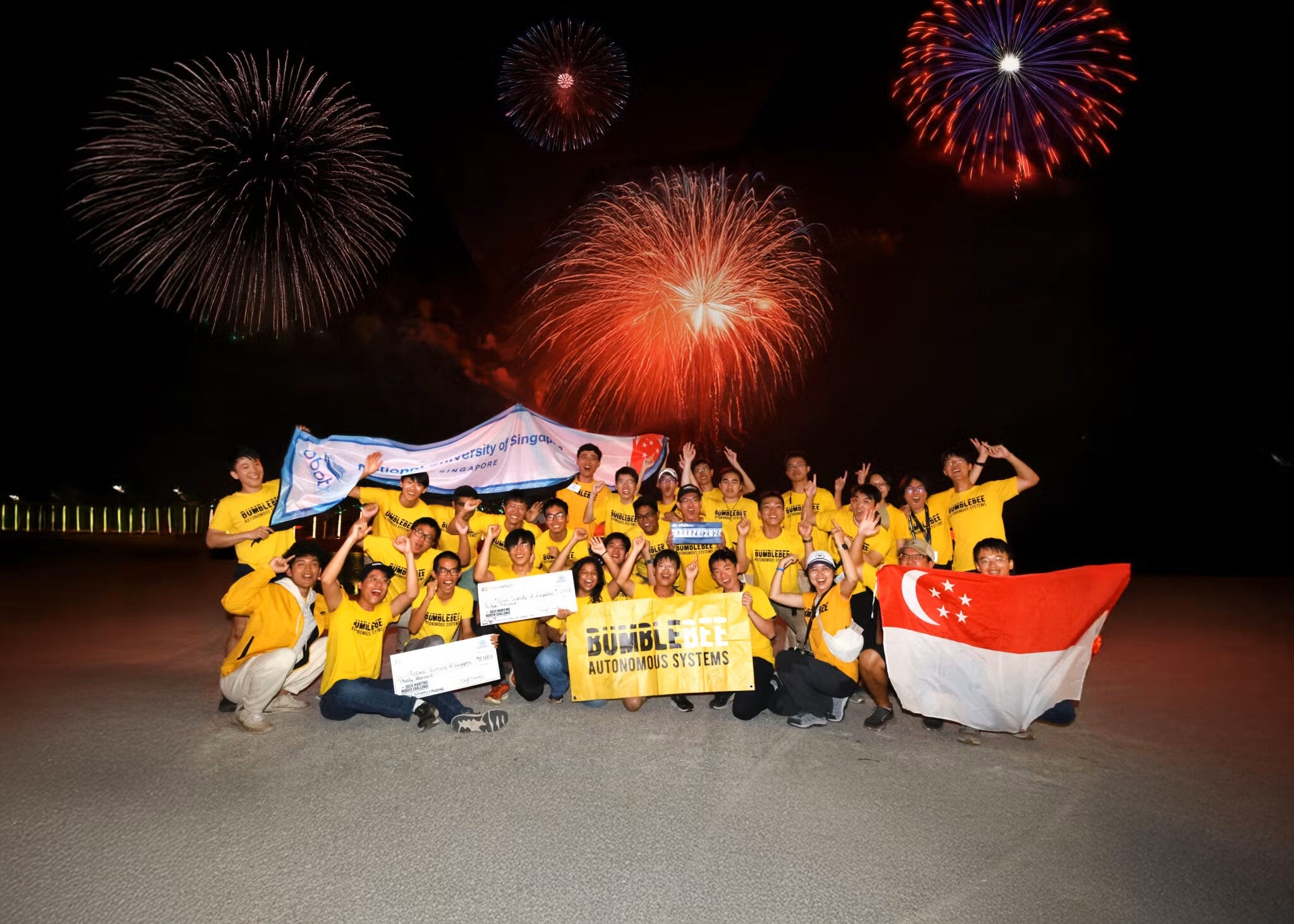 Bumblebee winning first place overall at the Maritime RobotX Challenge 2024