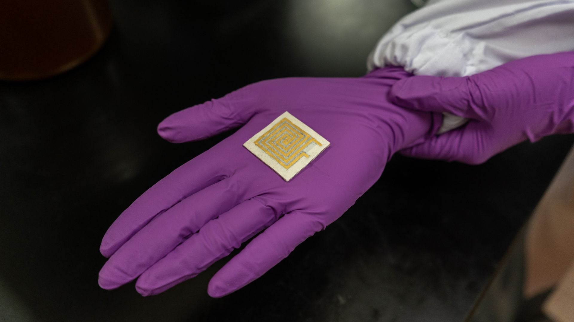 A flexible electronic circuit printed on a kombucha-derived cellulose film. The films are renewable, non-toxic, and biodegrade naturally after use.