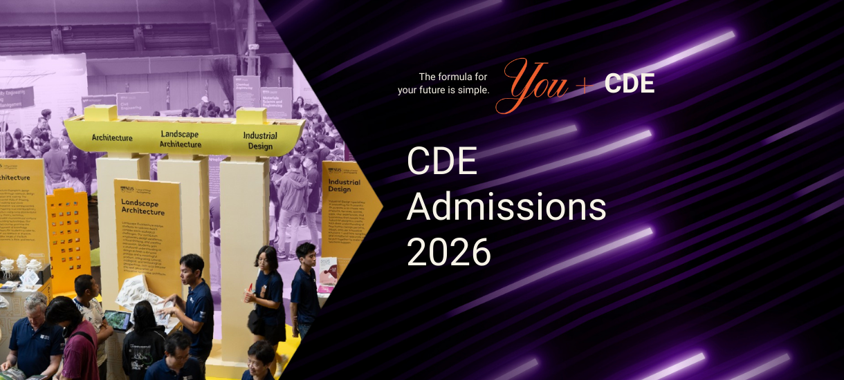 NUS CDE Admissions 2026 mobile banner