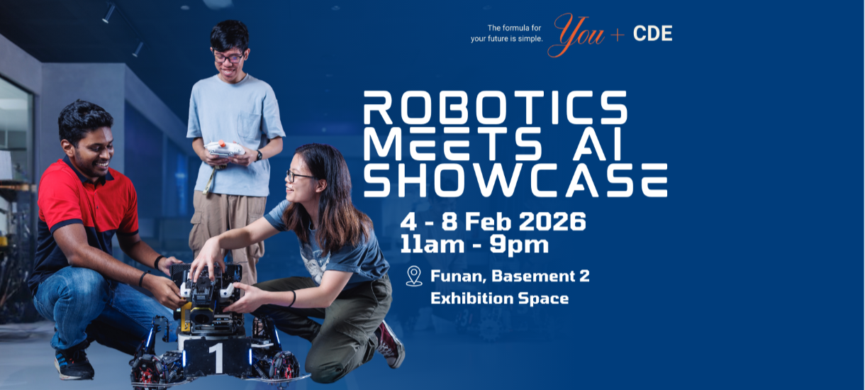 NUS CDE Robotics meets AI showcase