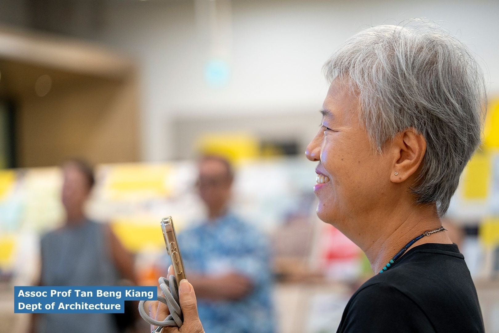 NUS CDE DOA Assoc Prof Tan Beng Kiang at SODL exhibition launch