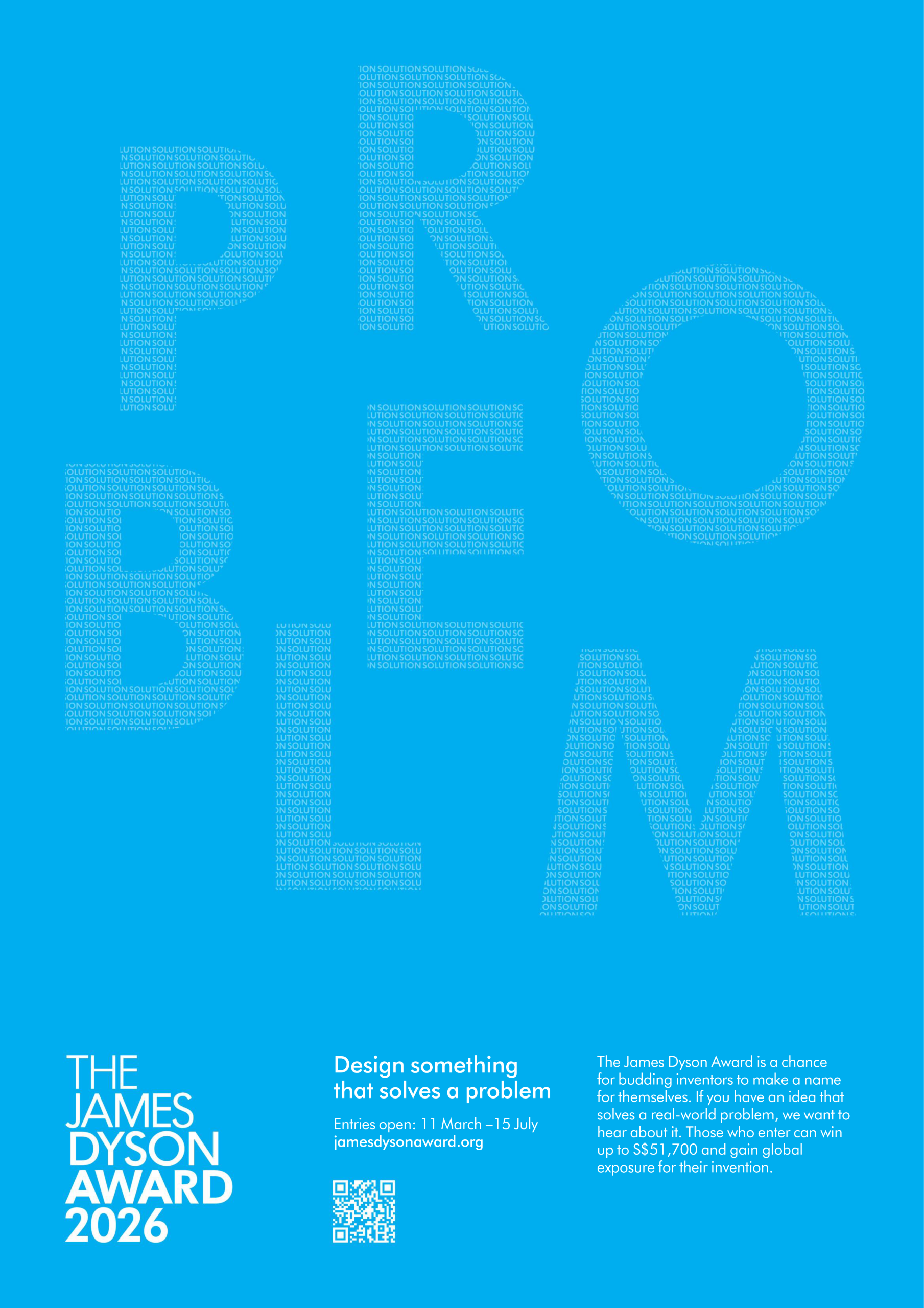 James Dyson Award 2026 Poster