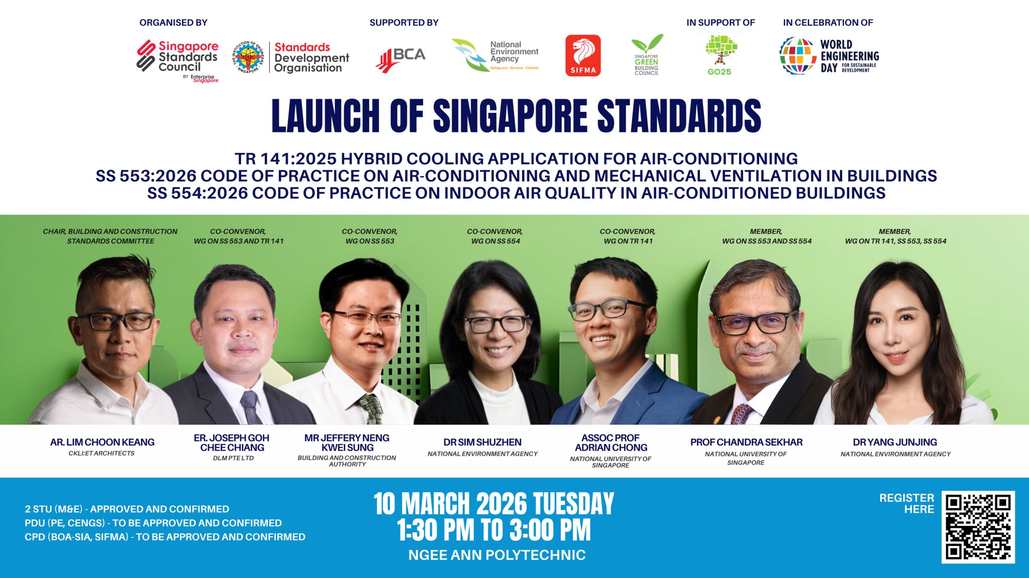 The standards were launched on 10 March at an event marking World Engineering Day.