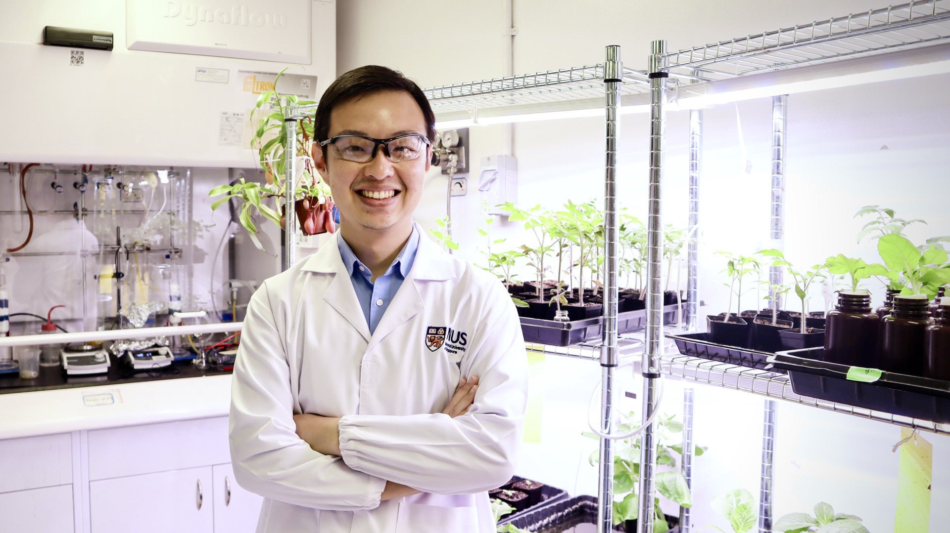 Asst Prof Lew is developing nanotechnology-enabled tools to help plants better withstand a changing climate.