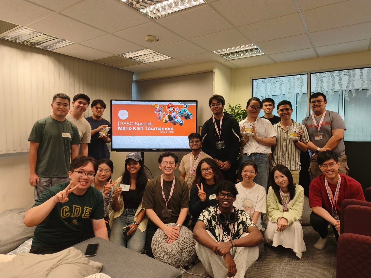 CDE Peer Student Support Group, Group Photo - Mario Kart