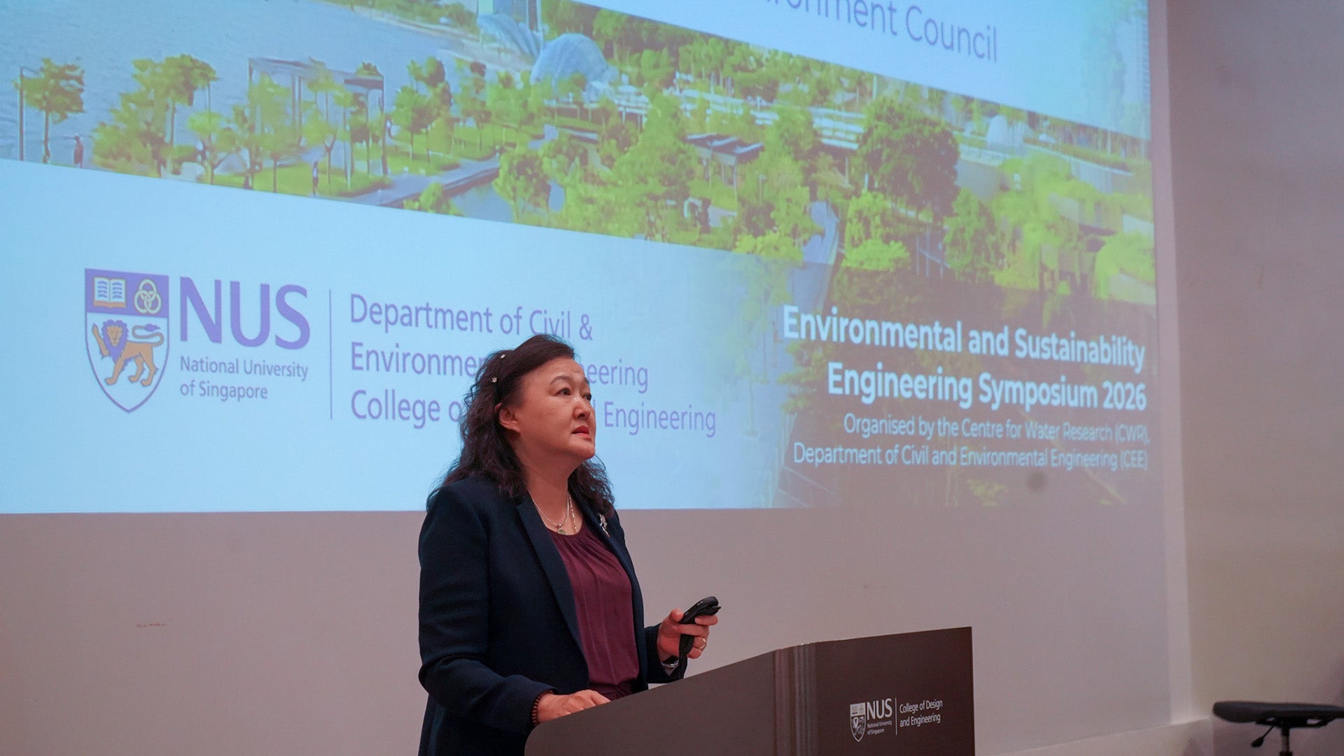 In her opening speech, Ms Isabella Huang-Loh, Chairman of the Singapore Environment Council, noted: 
“Engineering has always been about doing things with much less."