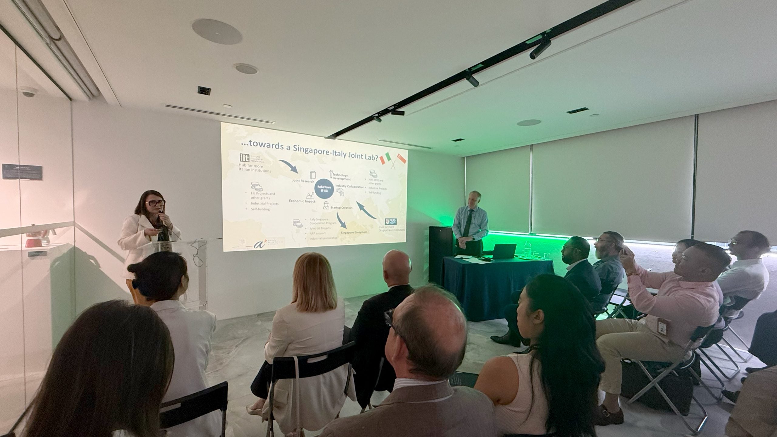Prof Laschi at biorobotics seminar