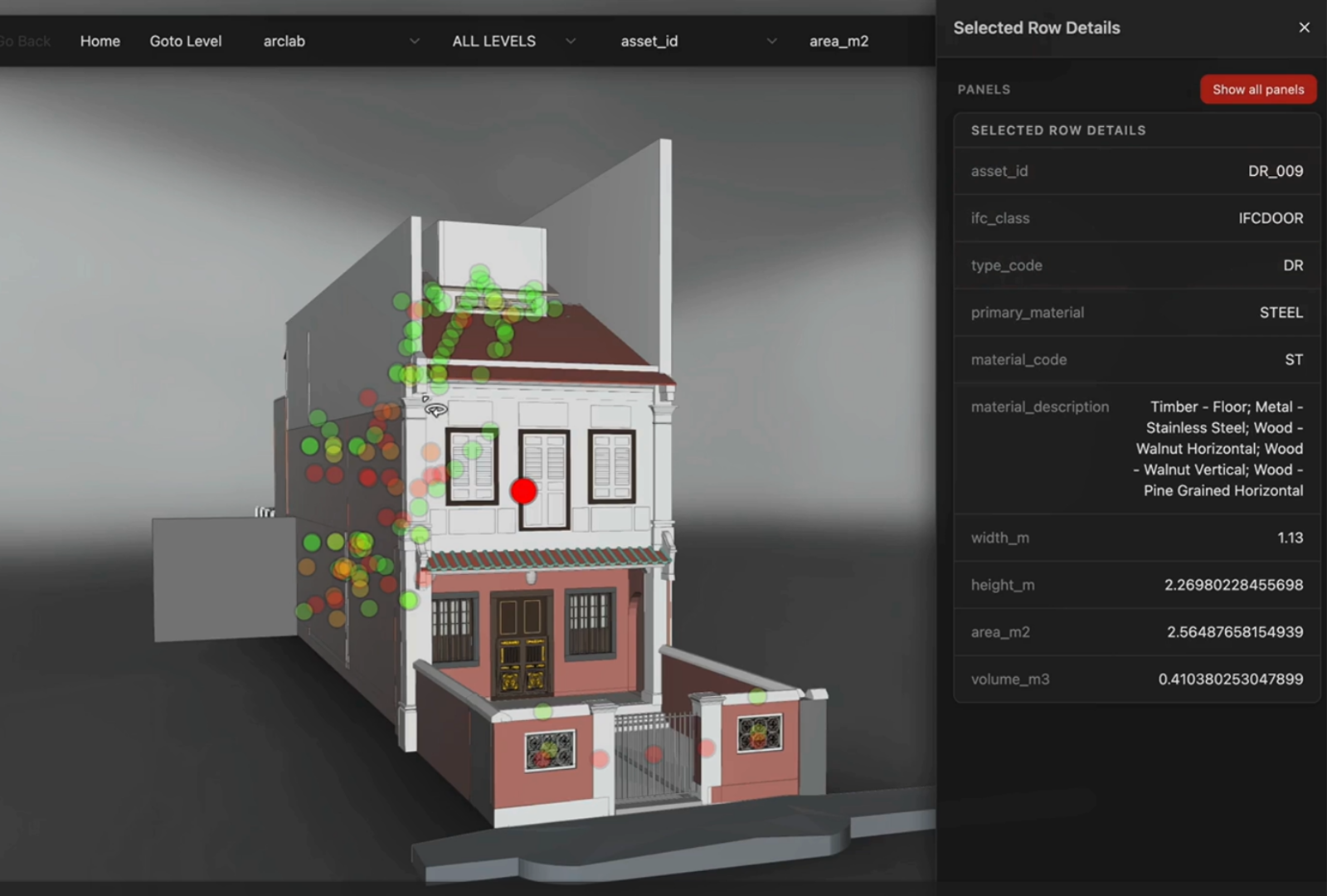 A preview of the NUS-ArCLab digital twin interface.