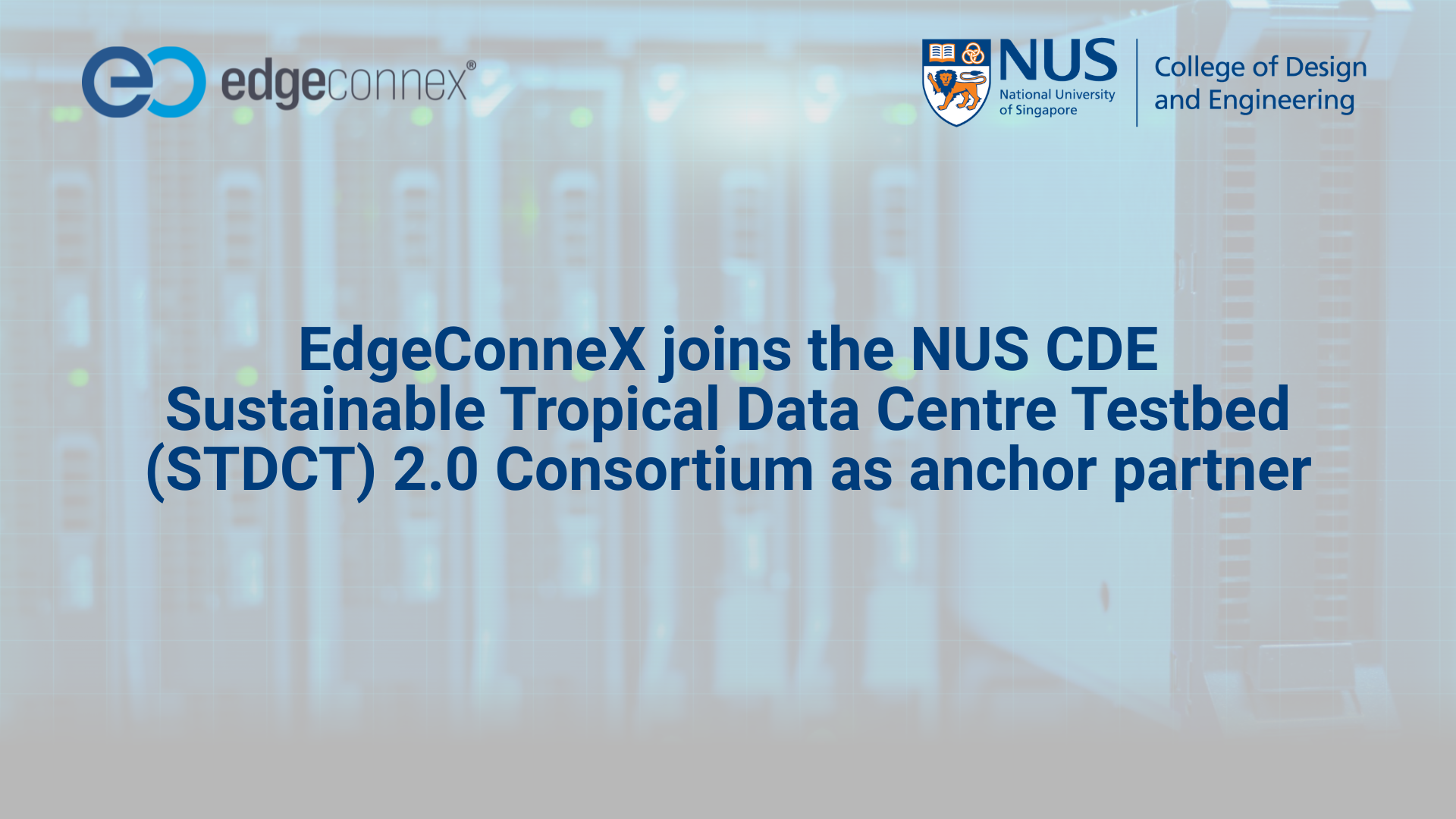 STDCT-EdgeConneX MOU