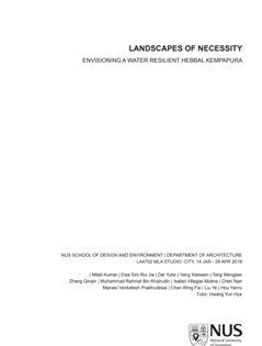 Landscape of Necessity - Water resilient Bangalore