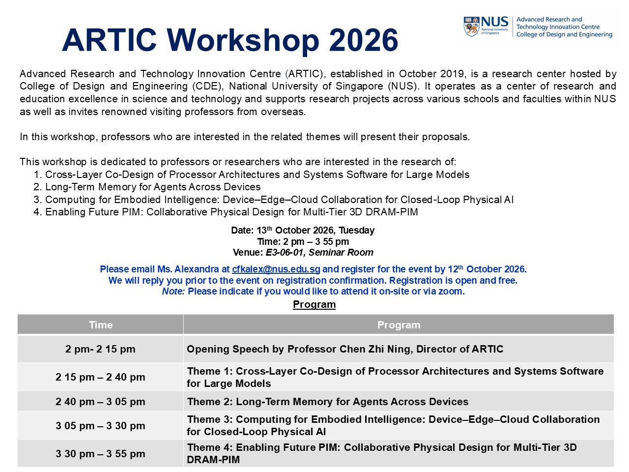 ARTIC Workshop 2026