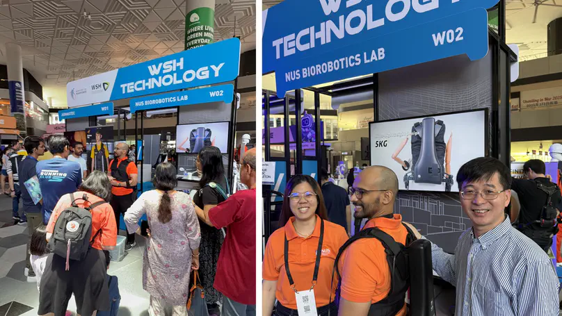 Exoskeleton Featured in RoboSG! 2025 @ Punggol Digital District Discovery Hub