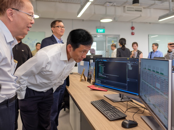Small Education Minister Mr Ong Ye Kung’s Visit