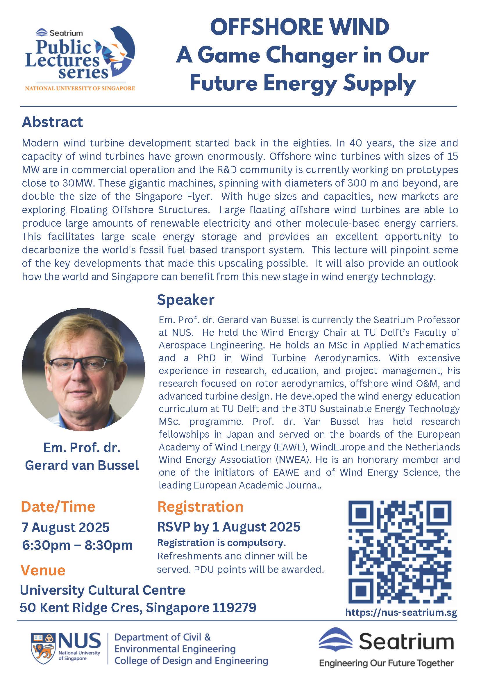 Seatrium Public Lectures series - Offshore Wind: A Game Changer in Our ...