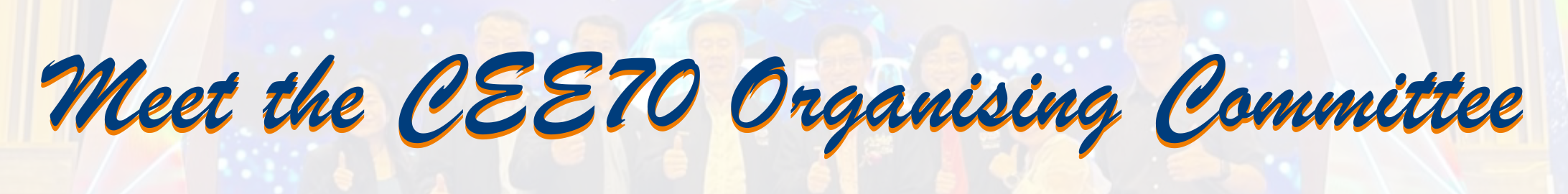 Meet the CEE70 Organising Committee