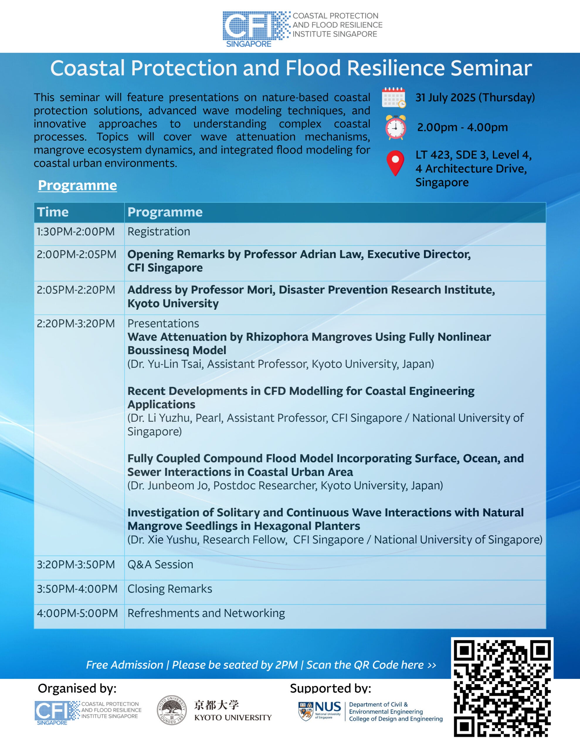 kyoto university x CFI singapore seminar