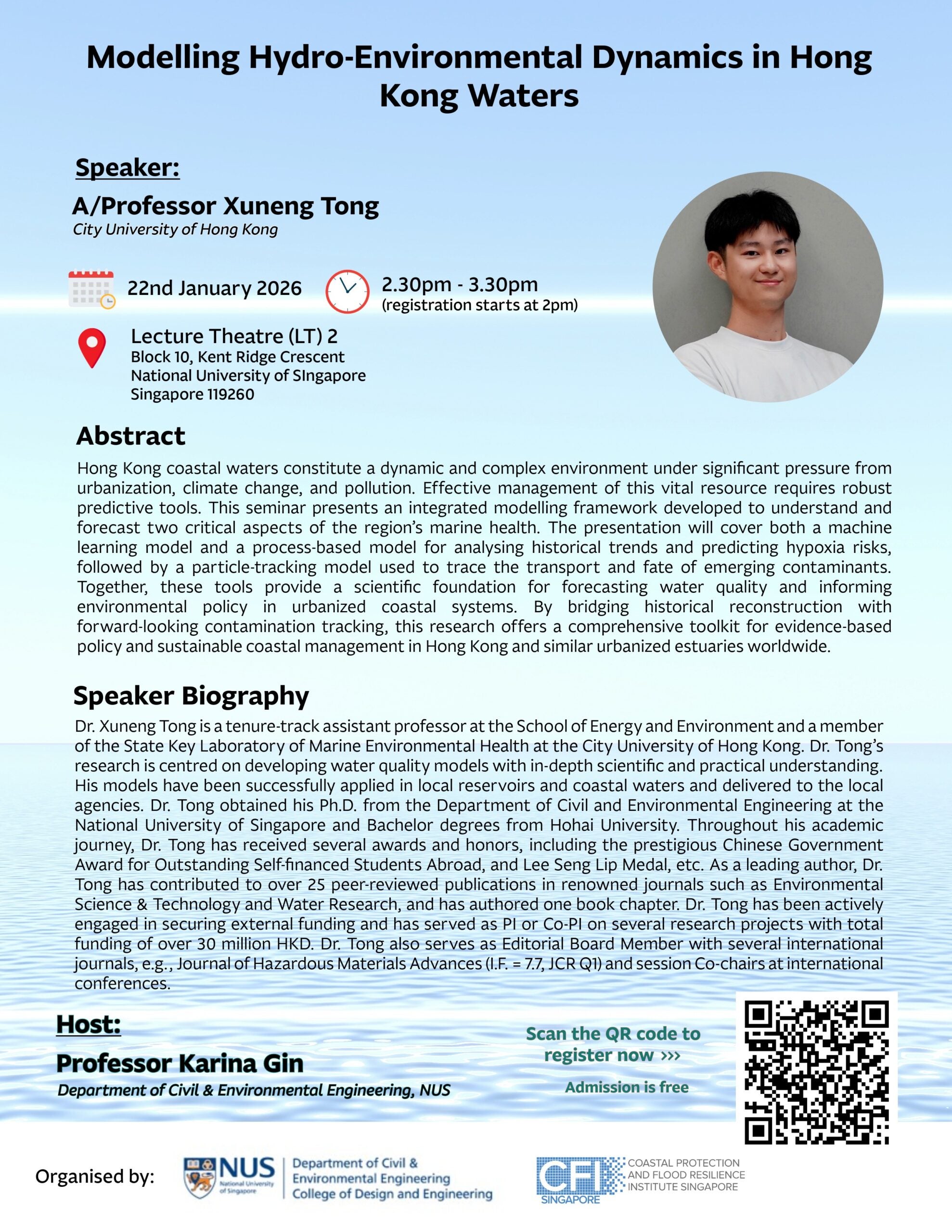 assistant professor xuneng tong seminar