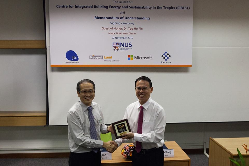 CiBEST Launch and MOU Signing Ceremony
19 November 2015