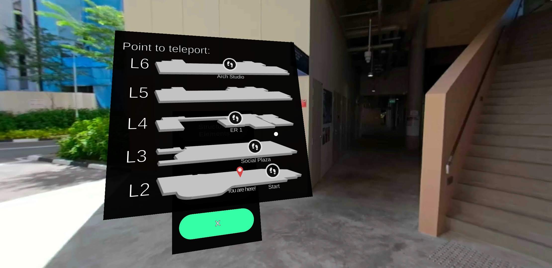 vr_map Use the map to teleport to different levels