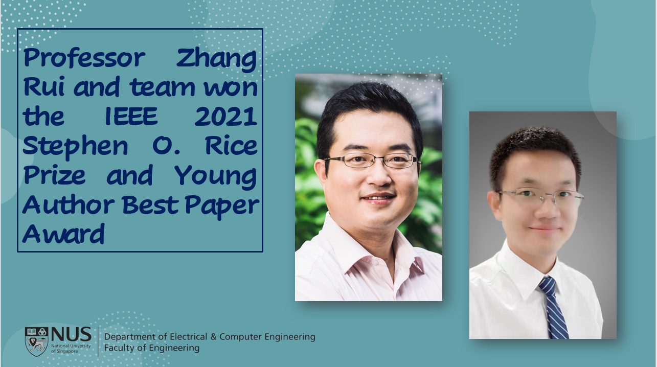 Prof Zhang Rui And Team Won Awards 2021