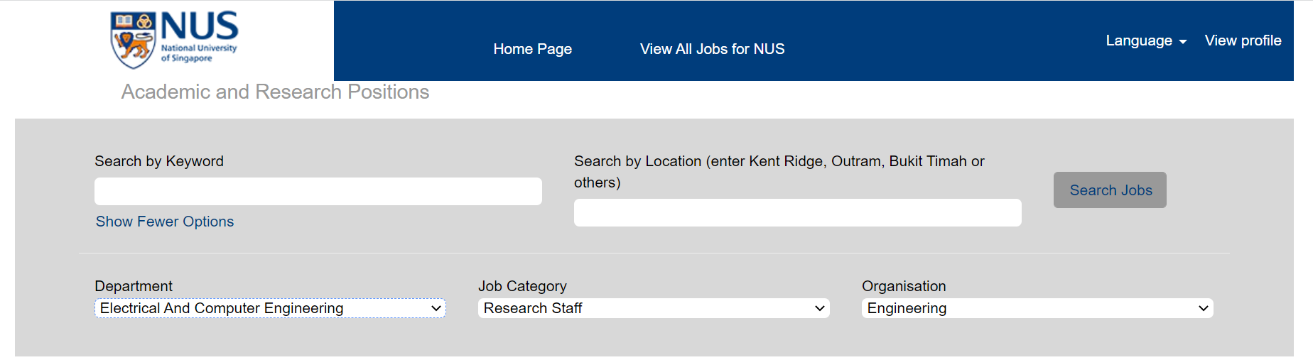 Research Staff Position
